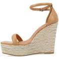 thumbnail image 2 of Journee Womens Olesia Buckle Espadrille Wedge Sandals, 2 of 9