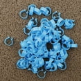thumbnail image 2 of 100 piezas aves anillos anillos clip 1.8cm azul Sharpla Banda de pollo para pollo, 2 of 8