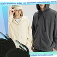 thumbnail image 6 of EKIND 2PCS 51 Inch Long Universal Drawstring Cords Replacement with 1PC Easy Threaders, Suitable for Sweatpants,Shorts,Hoodie String, Simple and Durable(Black Flat & Round Cord, Round Metal Head ), 6 of 7
