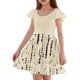 thumbnail image 3 of Girls Summer Dress Tween Dresses Flutter Sleeve Dress with Print Soft Casual Dresses for Party and Play ,Sie:160, 3 of 6