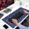 thumbnail image 2 of Long Mouse Pads for Desk,Dark Blue Sun Moon Cloud Planet Pattern Desk Mats on Top Of Desks, Desk Mouse Pad Extra Large with 3mm Non-Slip Base and Stitched Edge for Gaming,Office,Work,Home 31.5"x15.7", 2 of 6
