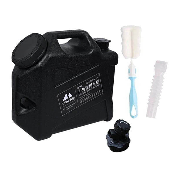 Contenedor de agua Dispensador de Bebidas Jarra de emergencia kusrkot negro