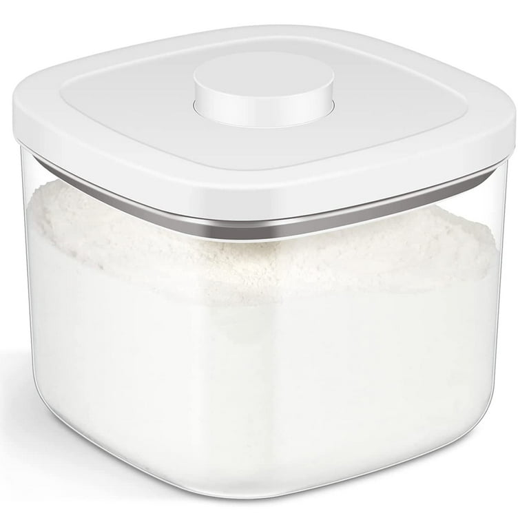 Airtight Rice Container with Lid Measuring Cup 10 Lbs Reusable Sealed Rice  Storage Container Food Grade BPA Free Airtight Food Storage Canister Clear  Rice Bucket for Kitchen Pantry Household Storage 