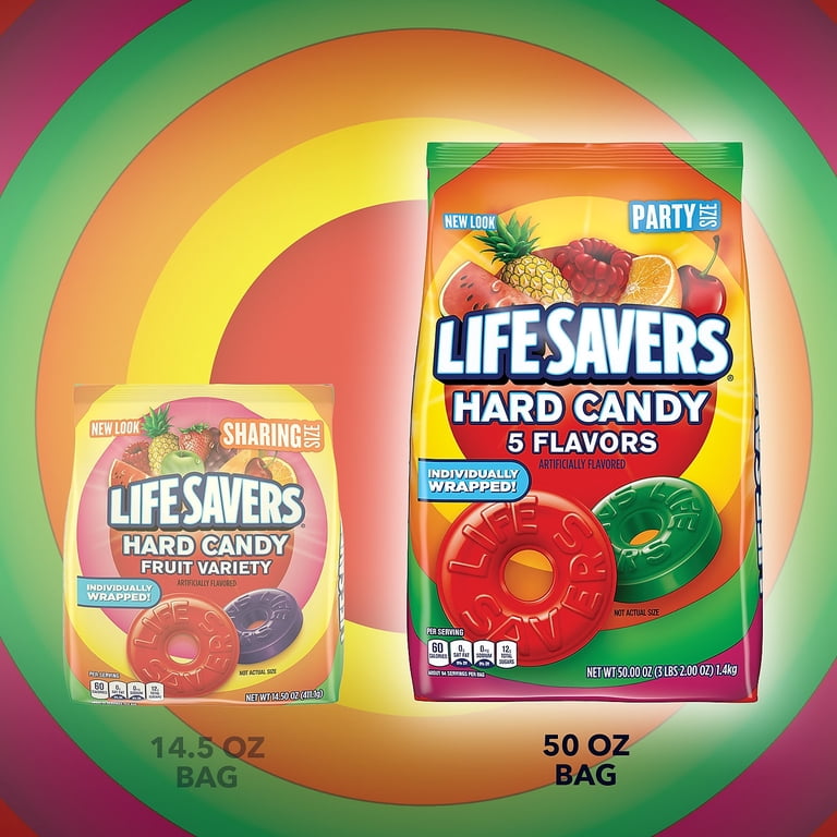 Mars Inc Life Savers Candies 5 Flavors Hard Candy Value Bag 41 oz