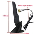 thumbnail image 2 of Antena WiFi 6e 2T2R SAMXI SMA 2.4G/5G de doble banda para GIGABYTE, 2 of 5