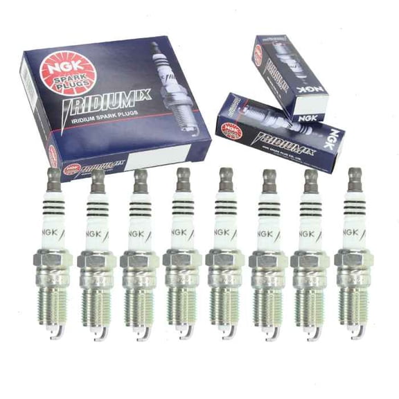 8 pc NGK Iridium IX Spark Plugs compatible with Chevrolet C3500 5.7L 7.4L 8.1L V8 1996-2002