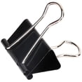 thumbnail image 1 of Clips para carpetas de papel, abrazaderas surtidas con contenedor para niños y adultos, Clips negros ideales para papeles fotográficos, oficina en casa, 1 of 3