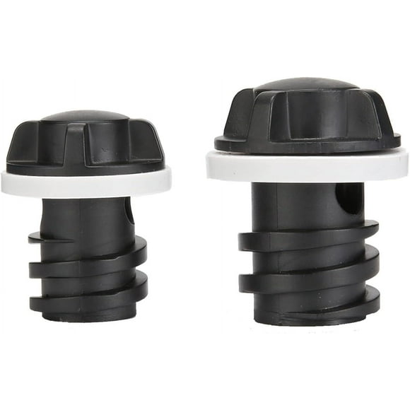 2 Pack Drain Plugs for RTIC Coolers, Large & Small Cooler Drain Plugs Compatible with RTIC 20QT, 45QT, 65QT Coolers with New Two Drains