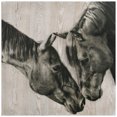 thumbnail image 5 of "Horse Love Portrait" Fine Giclee Printed Directly on Hand Finished Ash Wood Wall Art, 5 of 9