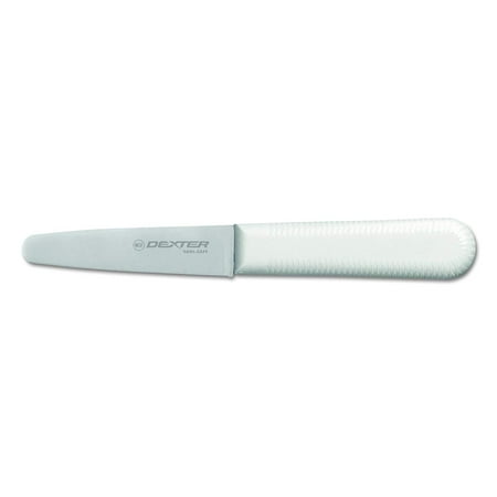 

Sani-Safe S129-PCP 3-3/8 White Clam Knife with Polypropylene Handle