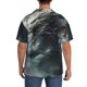 thumbnail image 3 of Fotbe Cloud White Dragon Camisa Estampada de Manga Corta para Hombre, Casual de Verano, Estilo Playero, Sin Arrugas-Medium, 3 of 5
