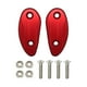thumbnail image 1 of Placas de bloqueo de espejo Cola para motocicleta 2 uds con varilla roscada y tuerca rojo, 1 of 8