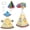 Raincoat Style, variant on Raincoat Porch Goose Outfits, Summer Lawn Goose Statue Raincoat Costume, Yard Goose Clothes Raincoats Umbrella Hat Outfit for 23" Statue Patio Garden Decoration (Denim Golf)