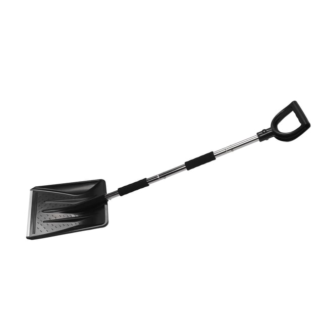 Retractable and Rotatable Snow Shovel 3 in 1 Design Durable Stainless Steel Portable Lightweight Efficient Snow Clearing