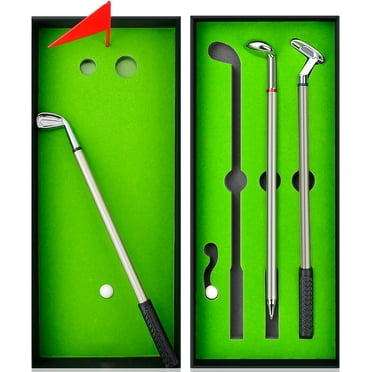 Fathers Day Dad Gifts from Daughter Son Wife, Funny Gifts for Dad Men Father Husband Father in Law New Dad, Cool Stuff Birthday Gifts Ideas Personalized Presents Mini Desktop Golf Ball Pen Gift Set