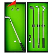 Fathers Day Dad Gifts from Daughter Son Wife, Funny Gifts for Dad Men Father Husband Father in Law New Dad, Cool Stuff Birthday Gifts Ideas Personalized Presents Mini Desktop Golf Ball Pen Gift Set