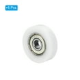 thumbnail image 3 of Nylon Pulley Wheel 6x28x7.5mm 608zz Bearing Sliding Conveyor Roller Wheel, White, 6 Pack, 3 of 5