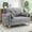 Light Grey, variant on BedLuxury 47'' Wide LoveSeat, 2-seat Chenille sofa with 2 Pillows for Living Room and Small Spaces, Blue