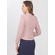 thumbnail image 5 of Oficina de trabajo para mujer, sin cuello, con cremallera, abrigo corto, traje, chaqueta, chaqueta cortada Rosa XL, 5 of 6