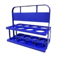 thumbnail image 2 of Portabotellas de agua de fútbol, ​​portavasos, organizador portátil, estante para bebidas Azul, 2 of 9