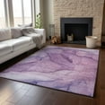 thumbnail image 6 of Addison Rugs Mayfield Washable Transitional Modern Purple Rectangle Rug, 9' x 12', 6 of 6