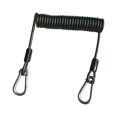 thumbnail image 4 of Cordón de pesca retráctil en espiral, soporte para caña de pescar, correa para cañas de pescar, Champán claro, 4 of 8