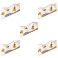 thumbnail image 2 of Youkk Self Adhesive Kitchen Bathroom Sticker Easy DIY Home Decor Solution Creative Wall Borders Sticker Light yellow axe 5Set, 2 of 6