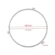 thumbnail image 2 of Microwave Oven Glass Plate Tray Wheel Ring, 2 of 5