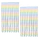 thumbnail image 1 of Cortinas de tinsel de 2 piezas coloridas Cortina de tinsel de fondo Streamers, 1 of 6