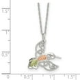 thumbnail image 2 of 925 Sterling Silver With 12k Accents Black Hills Hummingbird Necklace 18 Inch Pendant Necklace for Women, 2 of 2