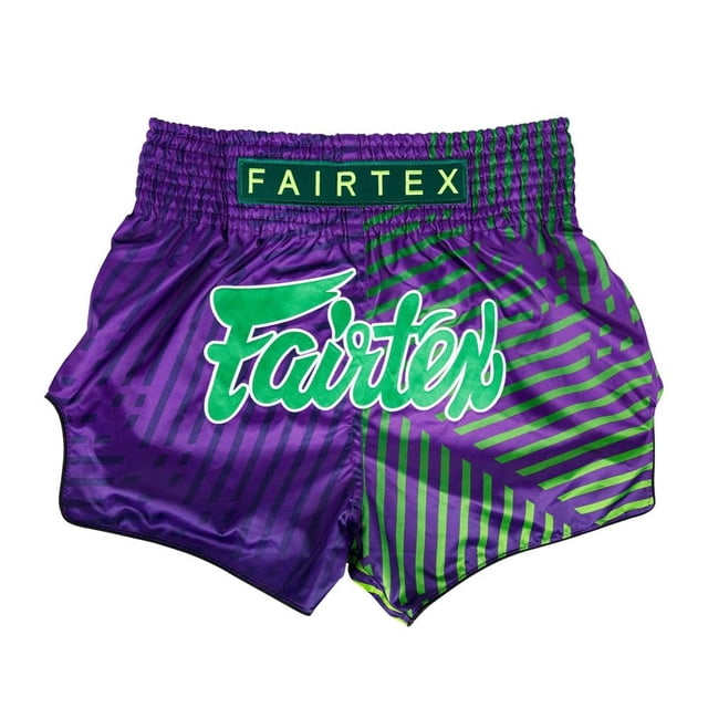 Fairtex Slim Cut Muay Thai Boxing Shorts (Racer Purple, Medium)