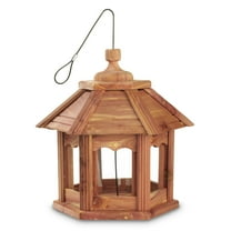 Pennington Cedar Gazebo Wild Bird Feeder, 3 lb. Hopper Capacity