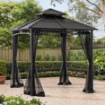 thumbnail image 1 of hometrends 8 ft. x 8 ft. Hard Top Gazebo, 1 of 9