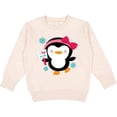 thumbnail image 2 of Inktastic Penguin Girl Snowflakes Toddler Sweatshirt, 2 of 4