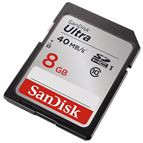 SDSDUN-008G-G46 SanDisk Ultra 8GB Class 10 SDHC Memory Card Up To 40MB/s Newest Version 