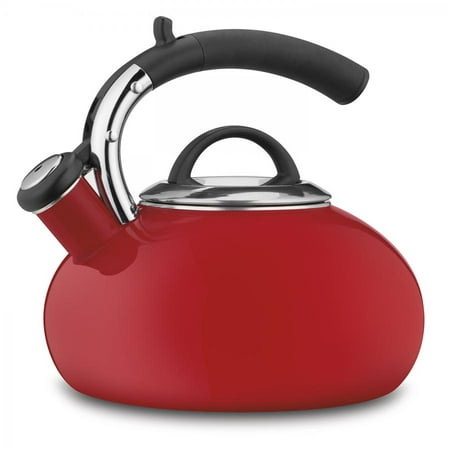 

Cuisinart Prodigy 2 Quart Enamel Whistling Tea Kettle Red