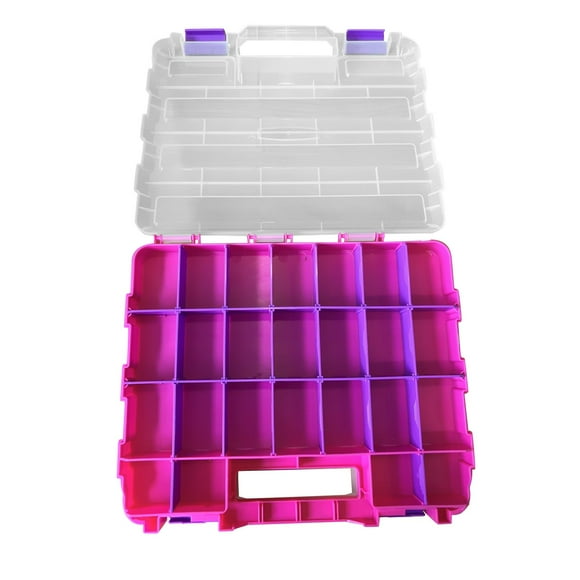 S SERENABLE Screw Organizer Storage Bin Compact Tool Case for Small Parts Bolt Fasteners