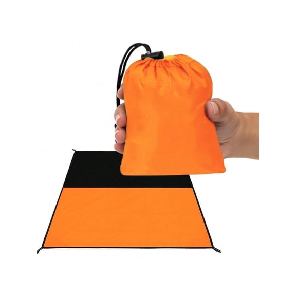 Pocket Picnic Blanket Waterproof Sandproof Beach Mat Compact Camping Tarp For Festivals Hiking Travel Outdoor Recreation Green 28 X 47