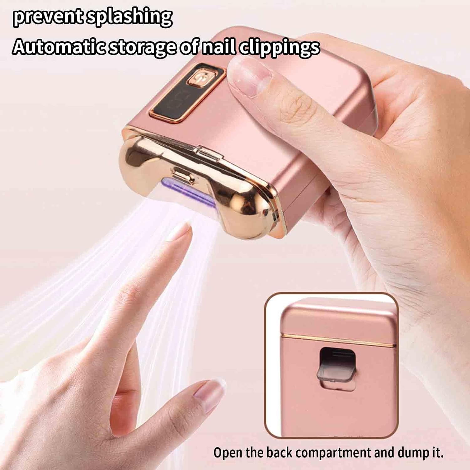 LANFENG electric nail clipper automatic electric nail trimmer for adults for seniors for Men Toenail Clippers Toe for Thick Nails for Women Fingernail Portable for Elderly File (76x65x29m