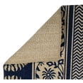 thumbnail image 4 of Better Trends Majestic Handwoven Collection is Durable Mildew & Moisture Resistant Reversible Indoor Area Utility Rug 100% Natural Jute Fiber, 21" x 34", Navy, 4 of 4