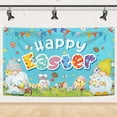 thumbnail image 4 of HOARBOEG Easter Dinner Party Activity Background Cloth Bunny Eggs Background Decoration Hanging Cloth Photo Props, 4 of 6