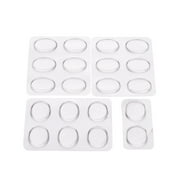 20pcs Drum Mute Pads Set Dampeners Silencer for Percussion Instrument Accessories Transparent