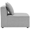 thumbnail image 5 of Modway Saybrook Outdoor Patio Upholstered 5-Piece Sectional Sofa in Gray, 5 of 10