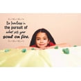 thumbnail image 2 of Be Fearless In The Pursuit Quote Positive Life Motivation Inspiration Quotes Saying Wall Art Sticker Designs Vinyl Stickers For Home House Walls Rooms Windows Bedroom Decoration Size (18x20 inch), 2 of 3