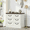 Rustic White, variant on Winkalon 6 Drawers Dresser for Bedroom, Farmhouse 27.6 Inch Wide Wood Dresser Chest of Drawers,Rustic Storage Dressers Organizer for Bedroom, Living Room, Hallway,Cherry