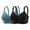 Dark blue, variant on VISALY Push Up Bra Seamless Bras High Support Bras For Women Adjustable Strap Full Coverage Up Bras Comfortable No Underwire Wireless Bras Wireless Bras Comfortable Bras Bras For Women Black 46