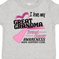 thumbnail image 4 of Inktastic I Love My Great Grandma- Breast Cancer Awareness- Hope, Support, Love Boys or Girls Toddler T-Shirt, 4 of 5