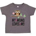 thumbnail image 3 of Inktastic Mema Loves Me Girl Owl Girls Toddler T-Shirt, 3 of 5