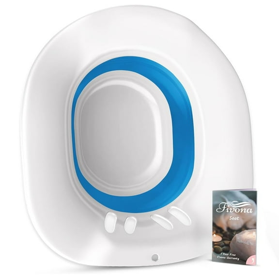 Sitz Bath Basin Over the Toilet Basin for Postpartum and Hemorrhoids Care by Fivona