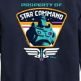 thumbnail image 3 of Lightyear - Property Of Star Command Badge - Toddler And Youth Crewneck Fleece Sweatshirt, 3 of 5